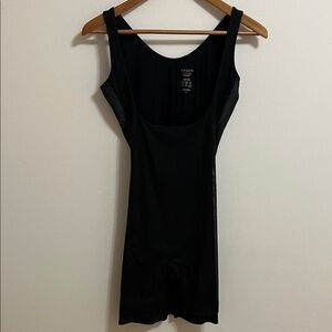 SPANX Assets Black Sculpting Open Bust Shapewear Bodysuit Slimming Plus Size 1X